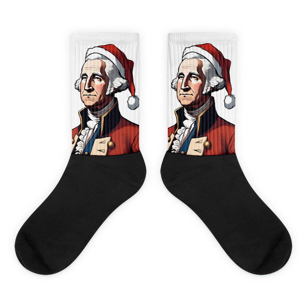 George Washington Santa Socks - One Small Step History