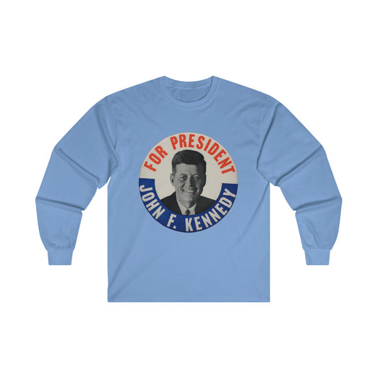 John F. Kennedy For President Long Sleeve Tee - One Small Step History