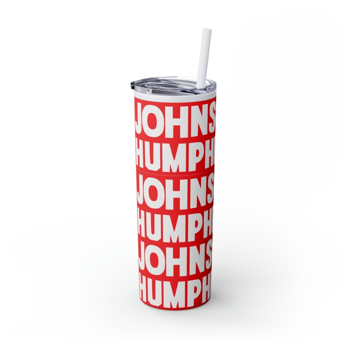 Johnson- Humphrey in '64 Skinny Tumbler with Straw, 20oz - One Small Step History