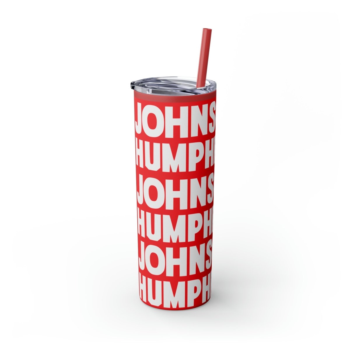 Johnson- Humphrey in '64 Skinny Tumbler with Straw, 20oz - One Small Step History