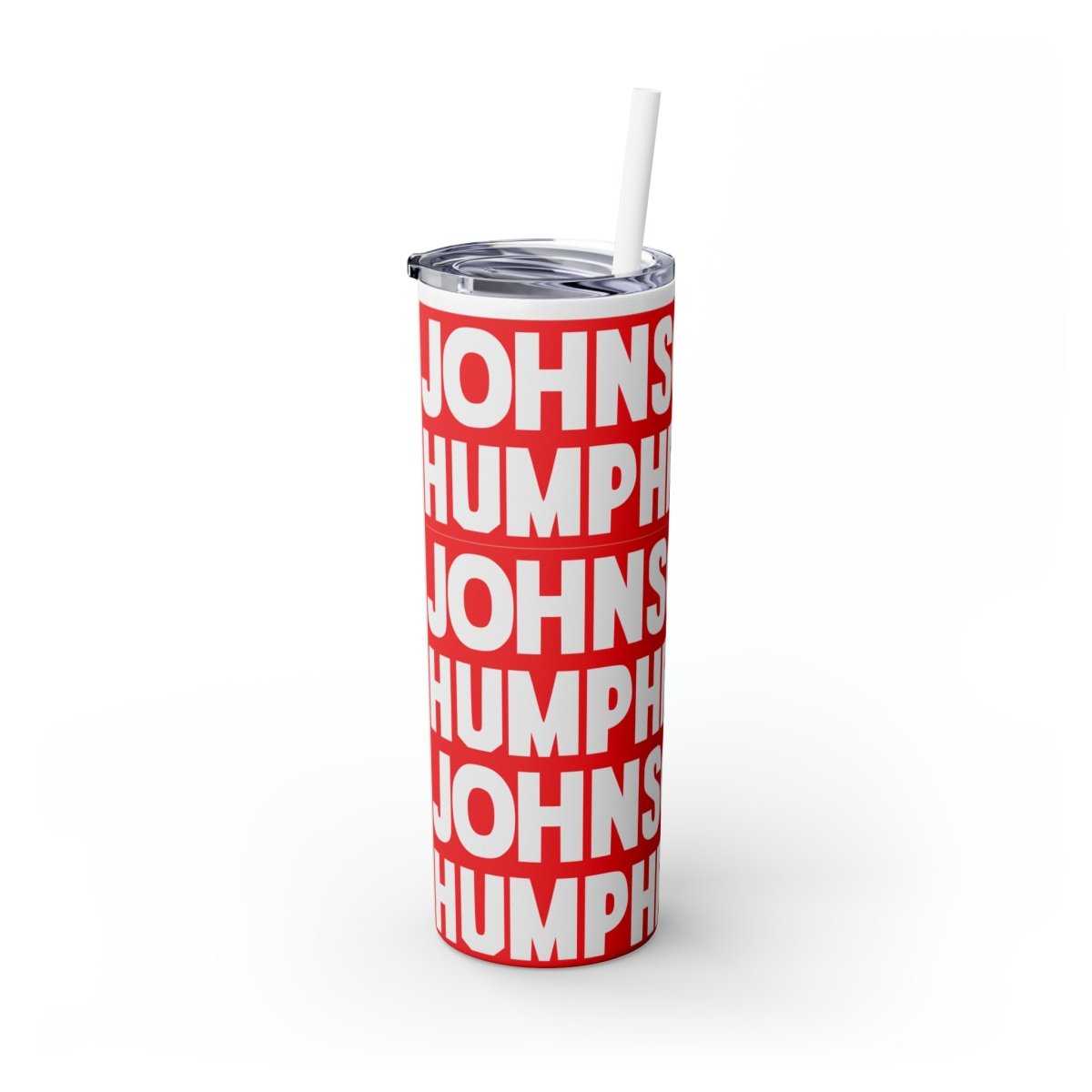 Johnson- Humphrey in '64 Skinny Tumbler with Straw, 20oz - One Small Step History