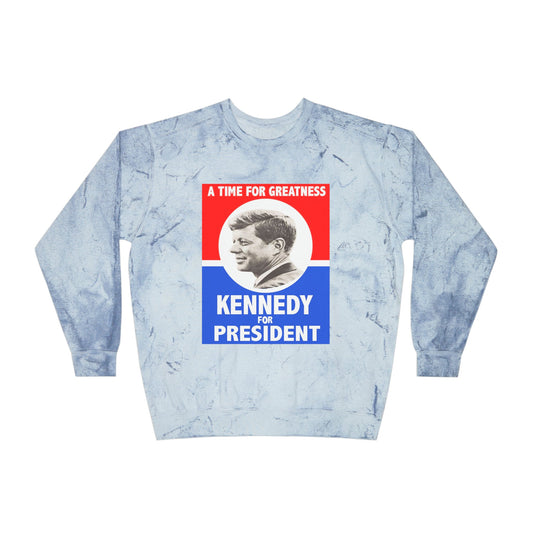 Kennedy for President (A Time For Greatness) Sweatshirt - One Small Step History