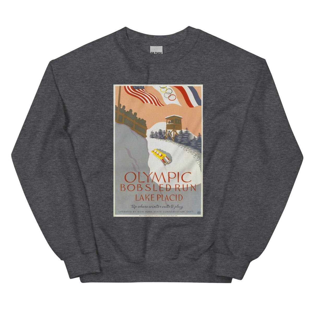 Lake Placid Olympics Sweatshirt - One Small Step History