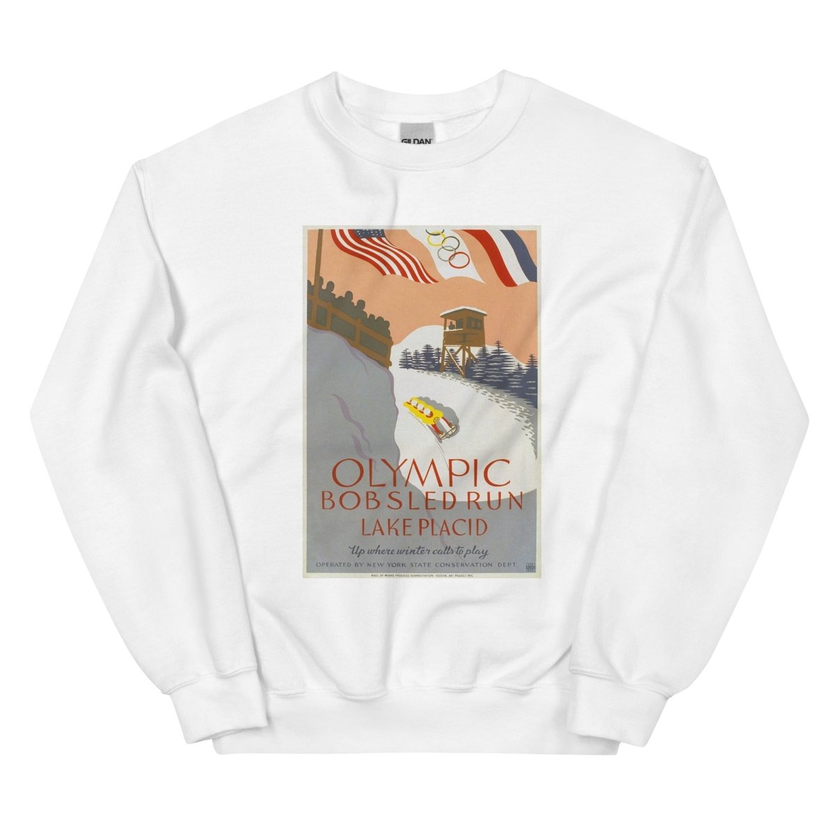 Lake Placid Olympics Sweatshirt - One Small Step History