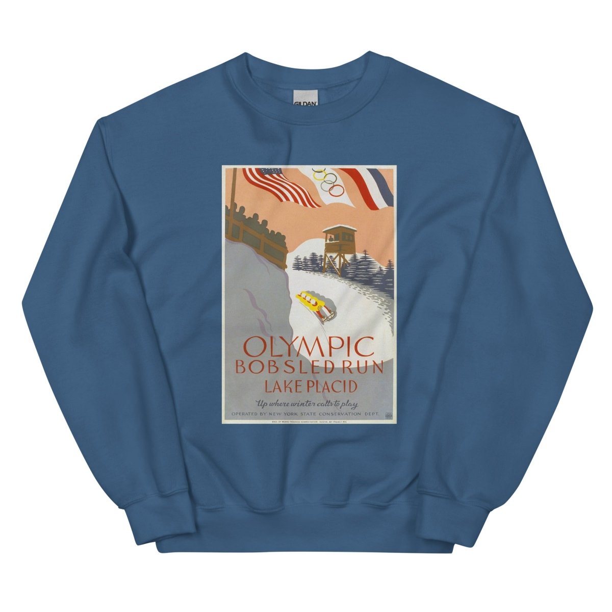 Lake Placid Olympics Sweatshirt - One Small Step History