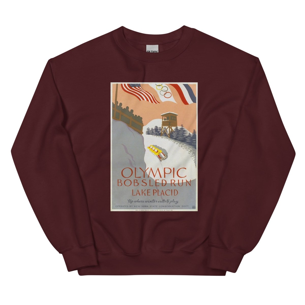 Lake Placid Olympics Sweatshirt - One Small Step History