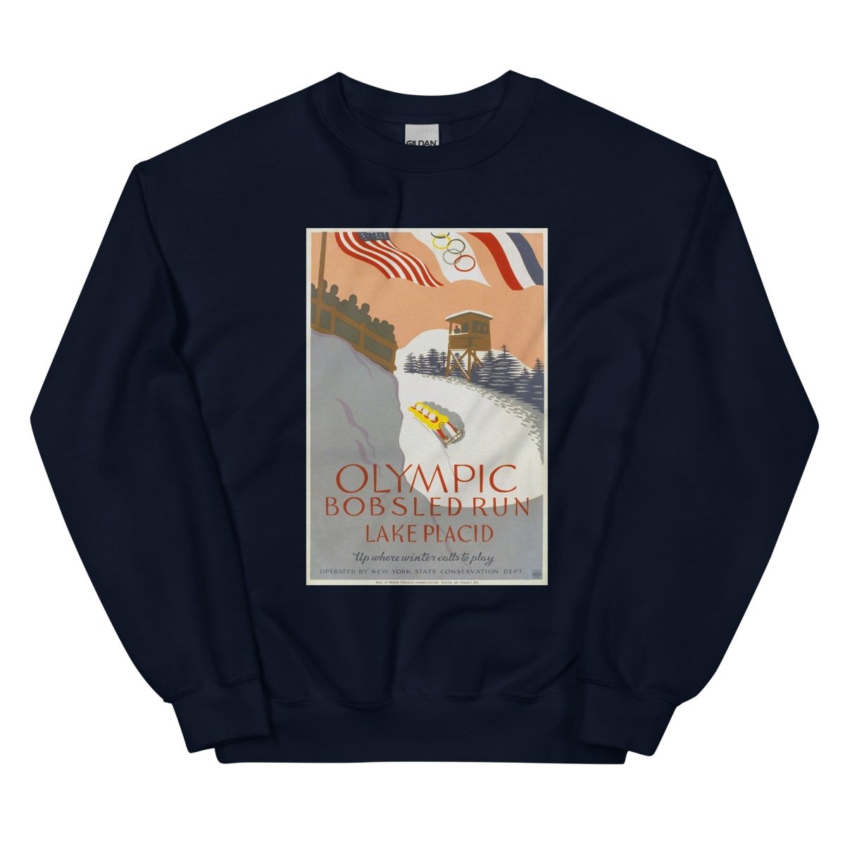 Lake Placid Olympics Sweatshirt - One Small Step History