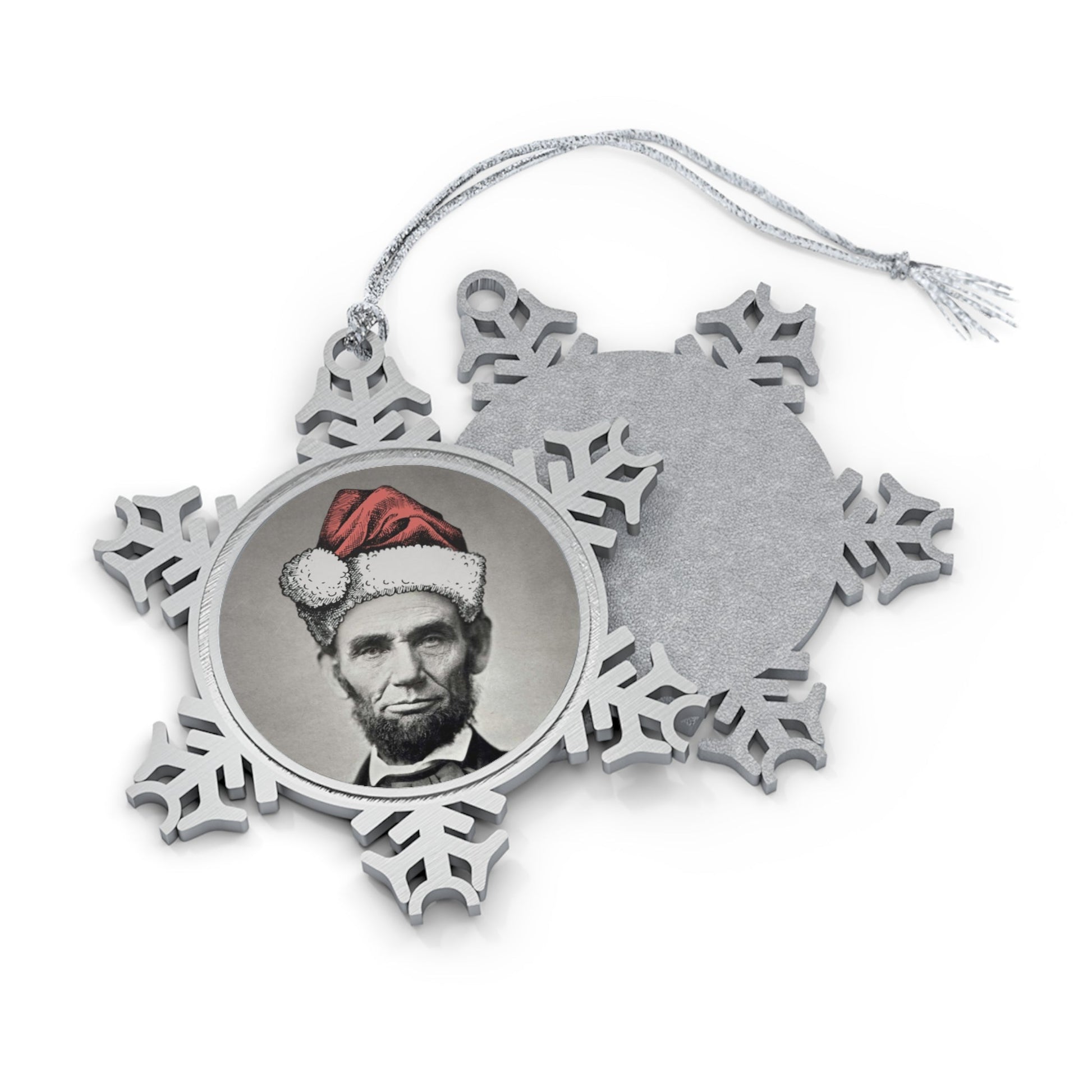 Lincoln Snowflake Ornament - One Small Step History