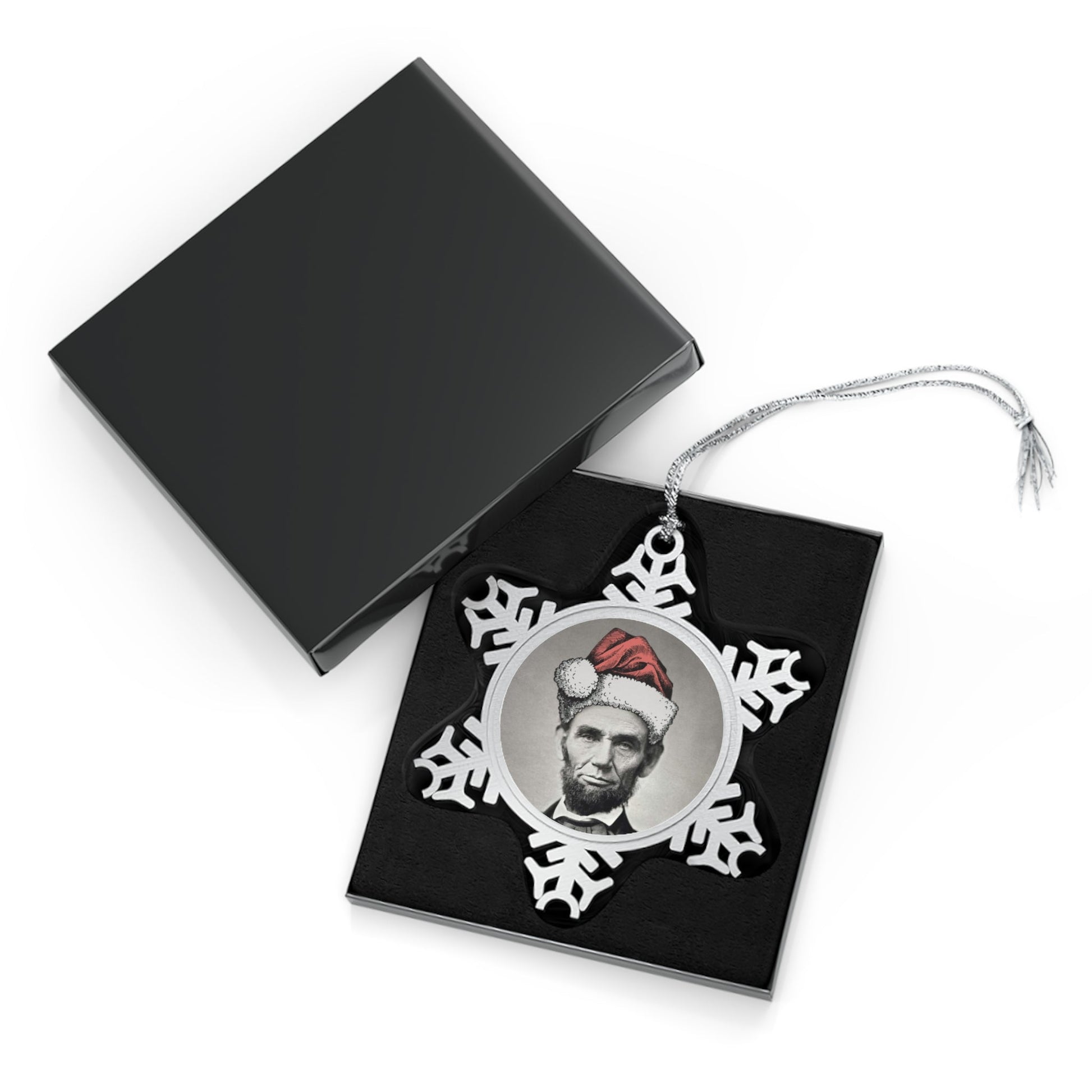 Lincoln Snowflake Ornament - One Small Step History