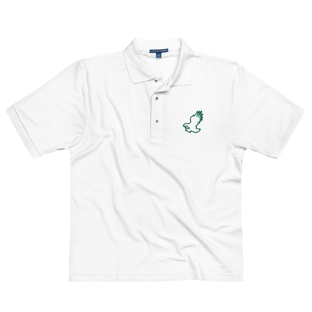 Men's Premium Polo with Eagle - One Small Step History