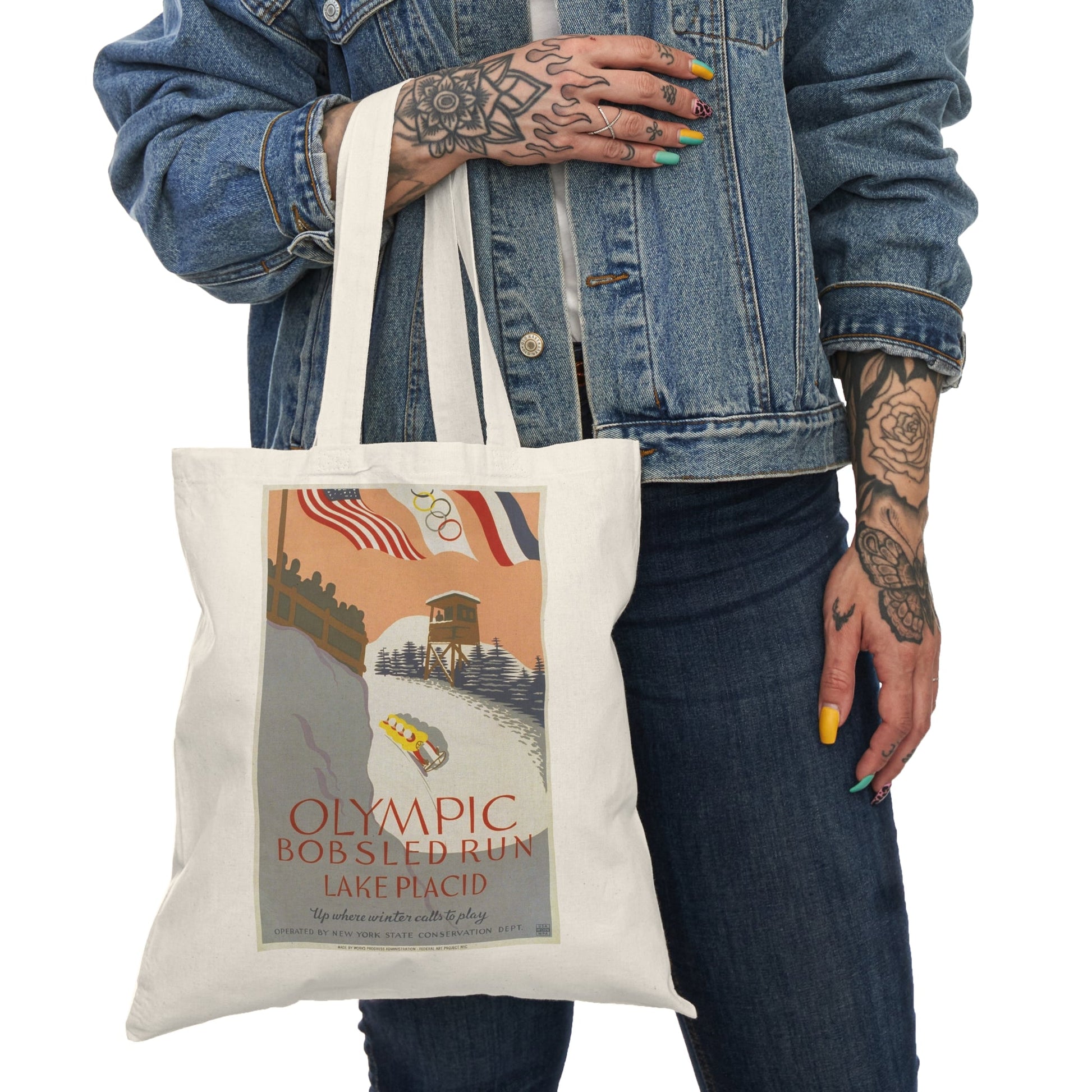 Natural Tote Bag - One Small Step History