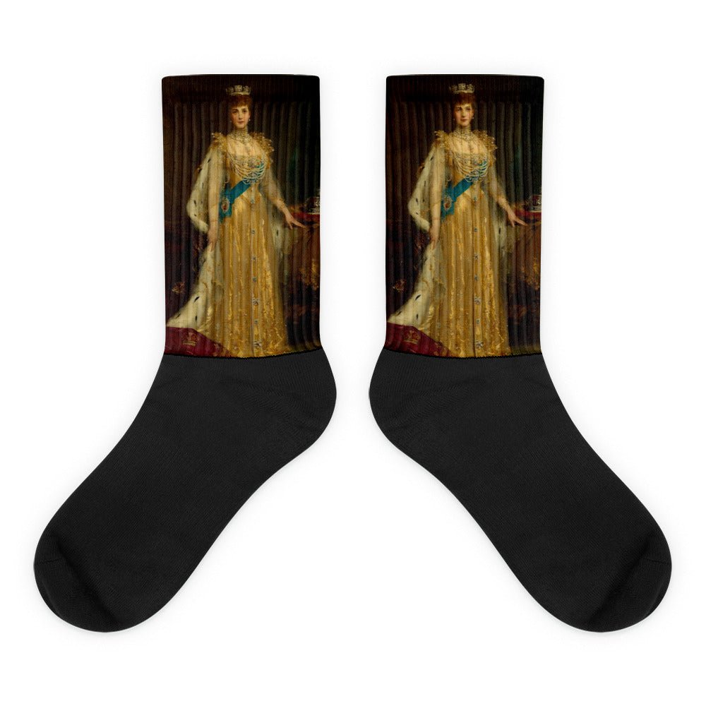 Queen Alexandria Socks - One Small Step History