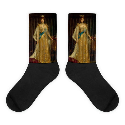 Queen Alexandria Socks - One Small Step History