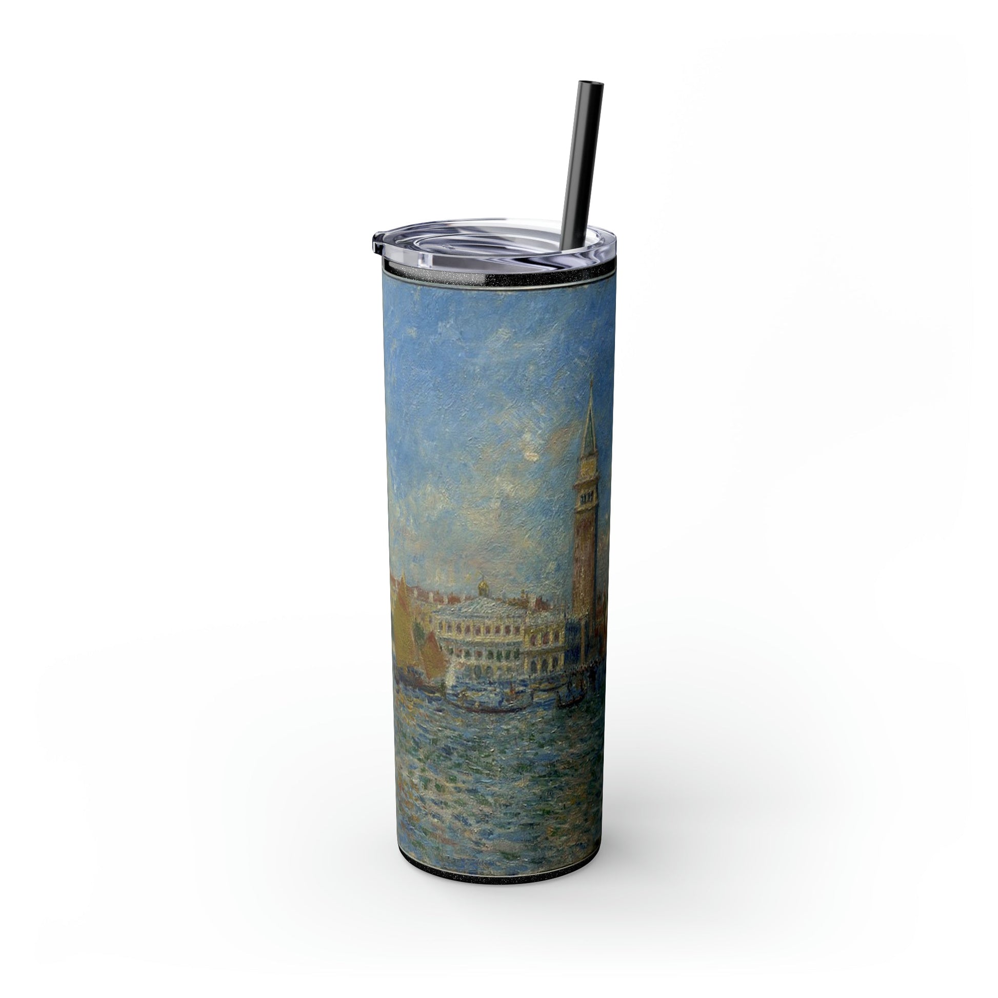 Skinny Tumbler with Straw, 20oz - One Small Step History