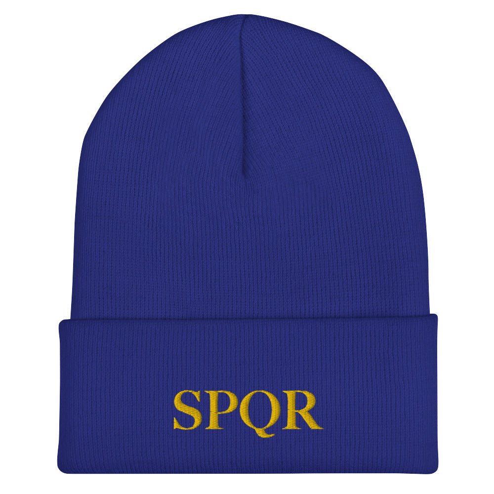 SPQR Cuffed Beanie - One Small Step History