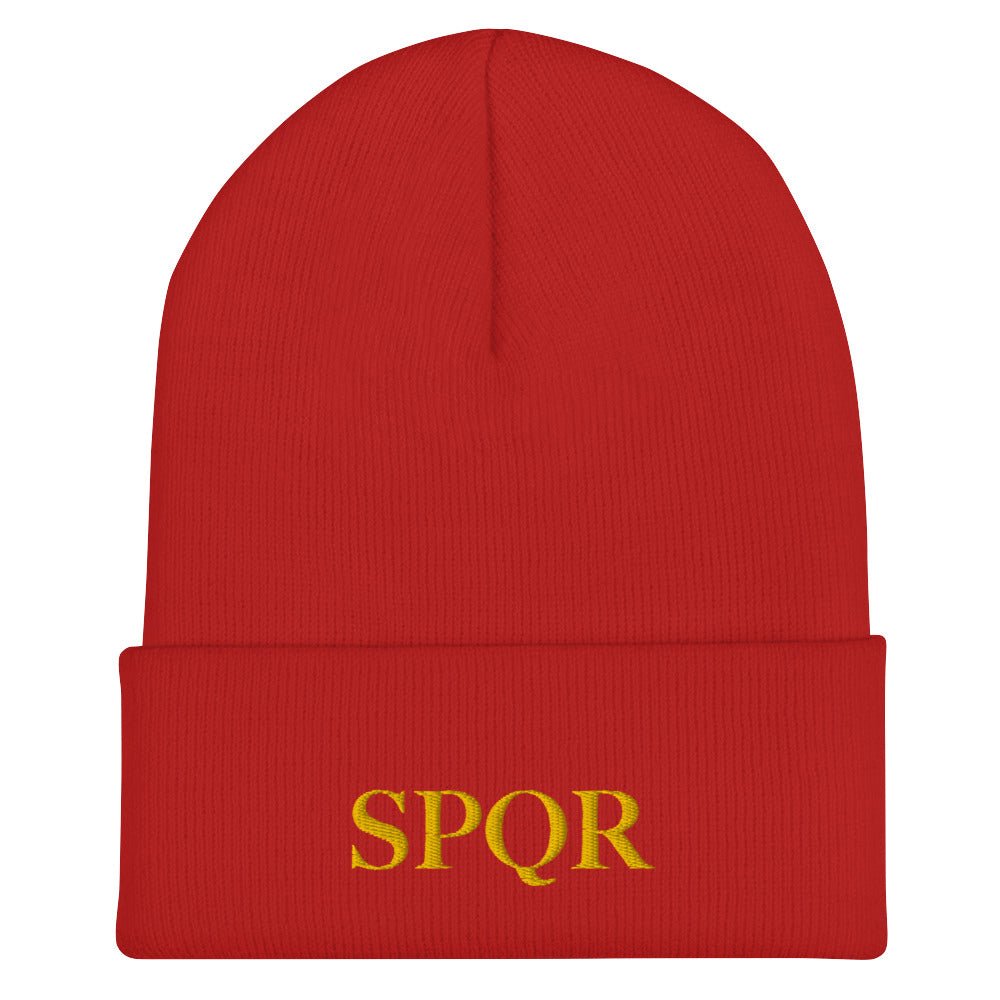 SPQR Cuffed Beanie - One Small Step History