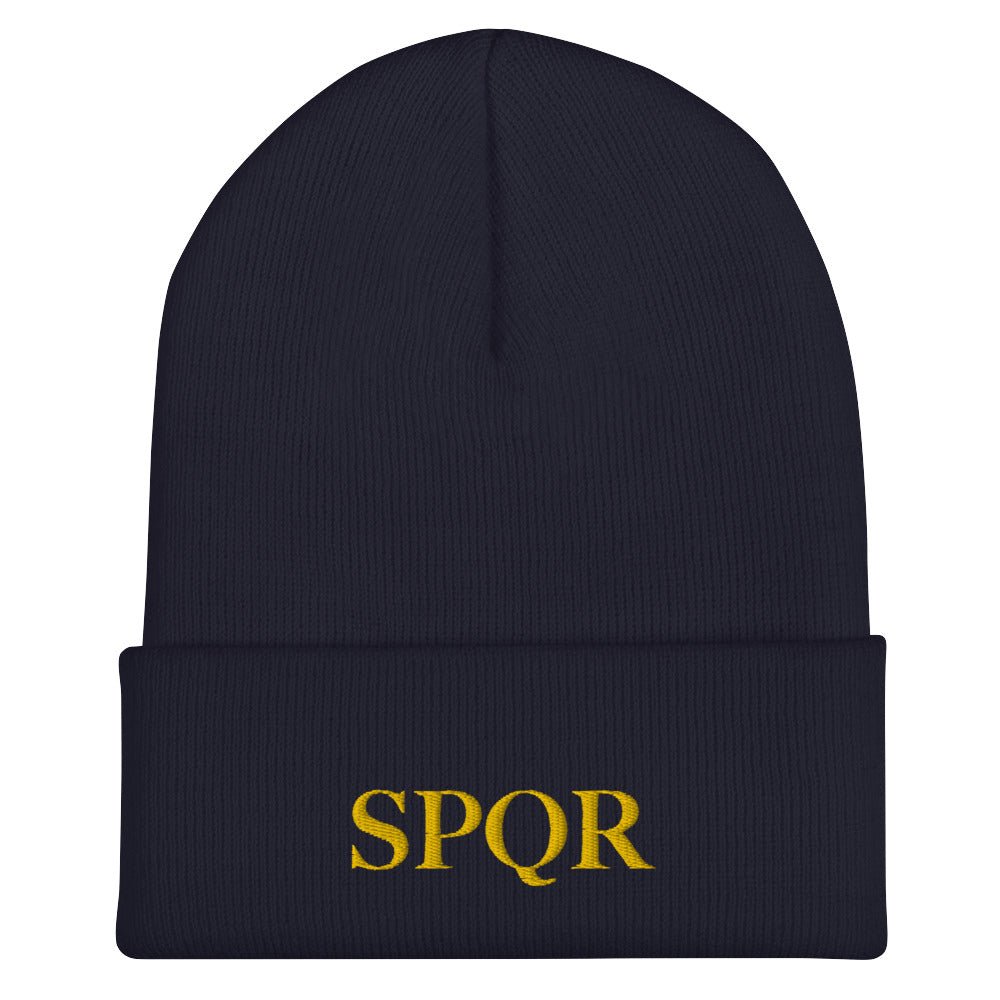 SPQR Cuffed Beanie - One Small Step History