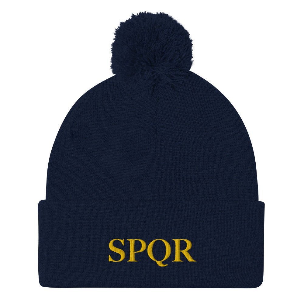 SPQR Pom-Pom Beanie - One Small Step History