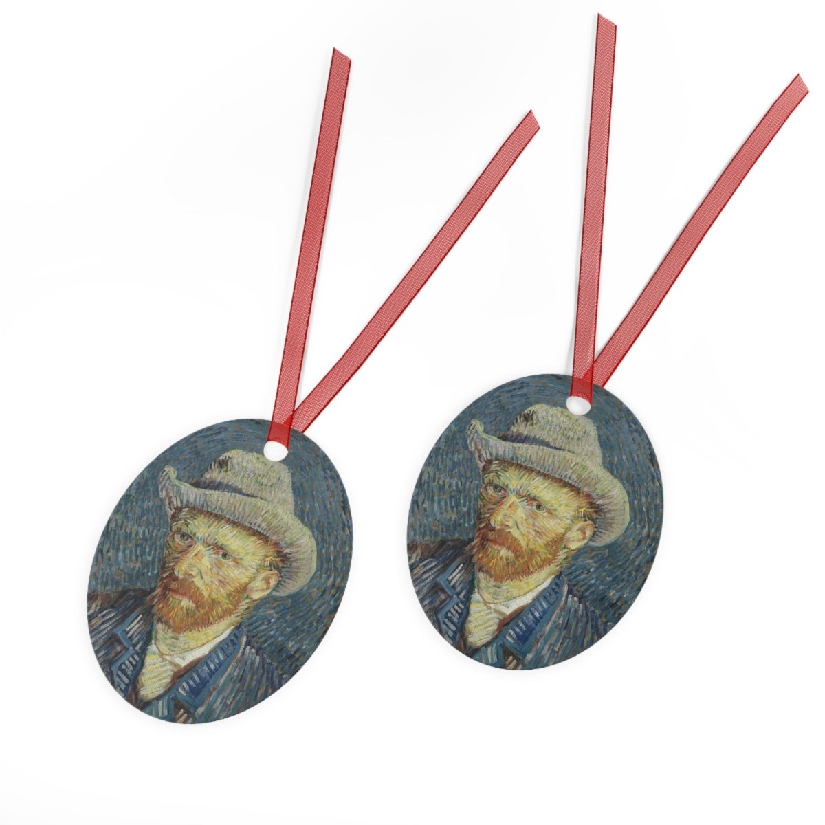 Vincent van Gogh Metal Ornaments - One Small Step History