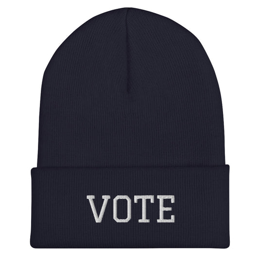 Vote Cuffed Beanie - One Small Step History
