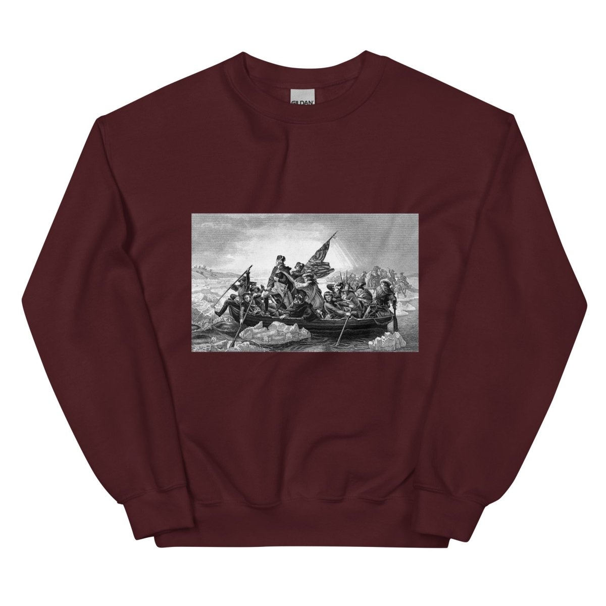 Washington Crossing the Delaware Sweatshirt - One Small Step History