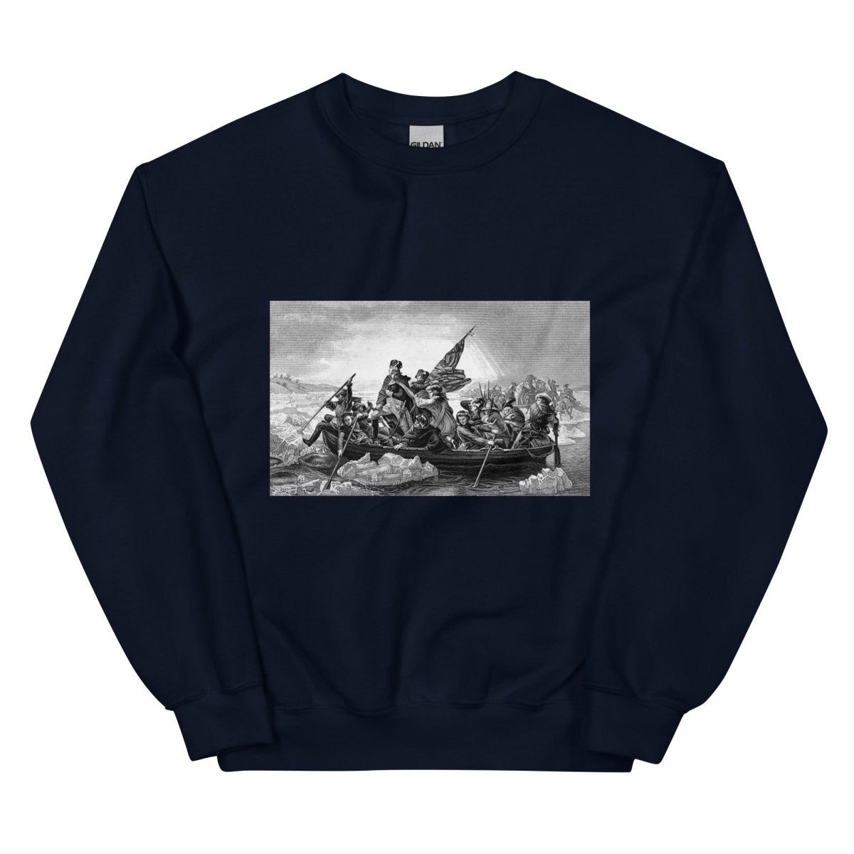 Washington Crossing the Delaware Sweatshirt - One Small Step History