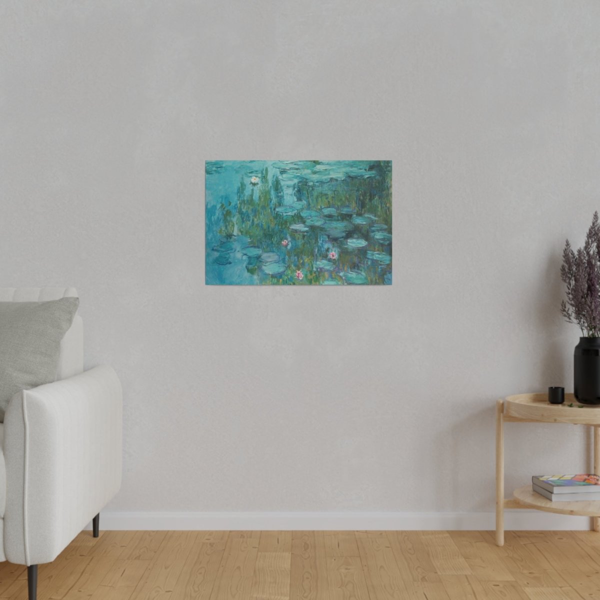 Water Lillies by Monet Matte Canvas - One Small Step History